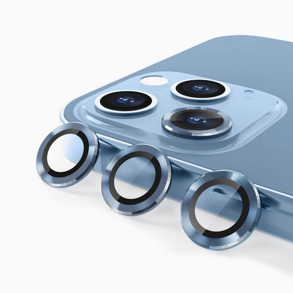 Camera lens tempered glass protector for iPhone 13 Pro, iPhone 13 Pro Max - Picture 5 of 8